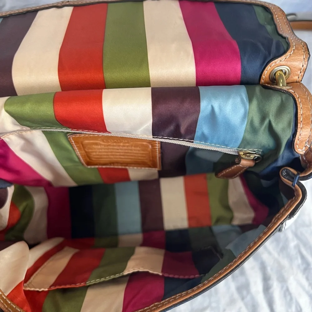 Coach Legacy Willis 70th Anniversary Colorblock Satchel - Picture 14 of 15